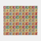  patroon van cupcakes fleece deken (Voorkant (Horizontaal))