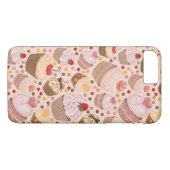 Patroon van de cakejes Case-Mate iPhone case (Achterkant (Horizontaal))