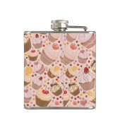 Patroon van de cakejes heupfles (Achterkant)