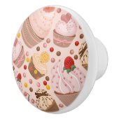 Patroon van de cakejes keramische knop (Rechts)