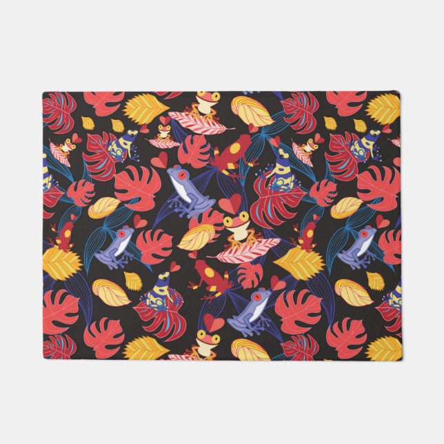 Patroon van de lammeren kikkers deurmat (Voorkant)