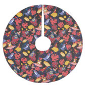 Patroon van de lammeren kikkers kerstboom rok (Voorkant)