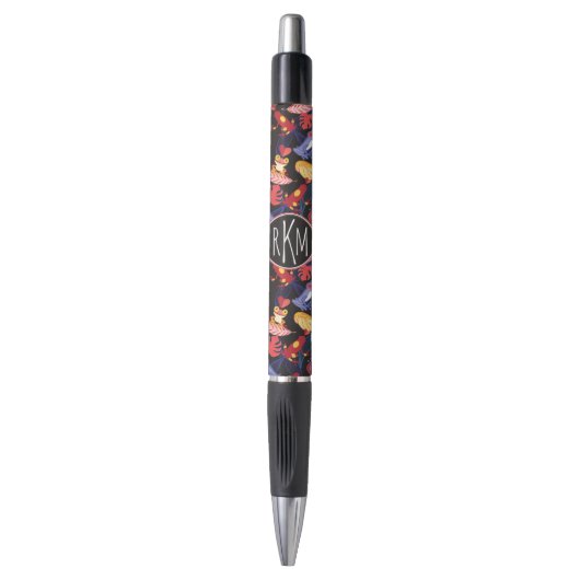Patroon van de lammeren kikkers | Monogram Pen (Voorkant Verticaal)