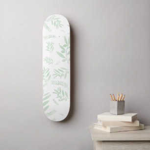patroon van de natuurlijke olijftak skateboard