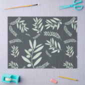 patroon van de natuurlijke olijftak tissuepapier (Craft)