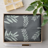 patroon van de natuurlijke olijftak tissuepapier (Geschenk)