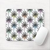 Patroon van de palmboom van de verfdaling muismat (Met muis)