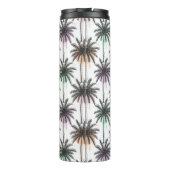 Patroon van de palmboom van de verfdaling thermosbeker (Achterkant)