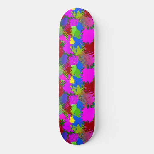 Patroon van de schilder 3 skateboard (Voorkant)