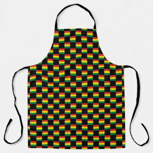 Patroon van de vlag van geruite Bolivia Schort