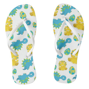Patroon Van Dinosauriërs, Knuffel Dinosauriërs, Ba Teenslippers