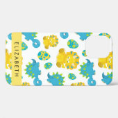 Patroon van dinosaurussen, schattige dinosaurussen Case-Mate iPhone case (Achterkant (horizontaal))