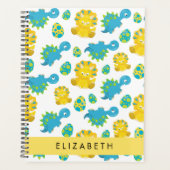 Patroon van dinosaurussen, schattige dinosaurussen planner (Voorkant)