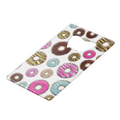 patroon van donuts, kleurrijke donuts, sproeten kredietkaart flessenopener (Voorkant Gekanteld)