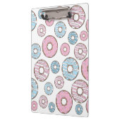 patroon van donuts, roze donuts, blauwe donuts klembord (Links)