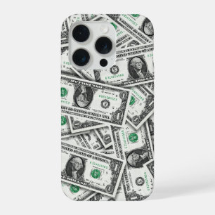 Patroon van een dollarbiljet iPhone 15 pro hoesje