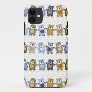 patroon van een teddybeer op speelgoed iPhone 11 hoesje