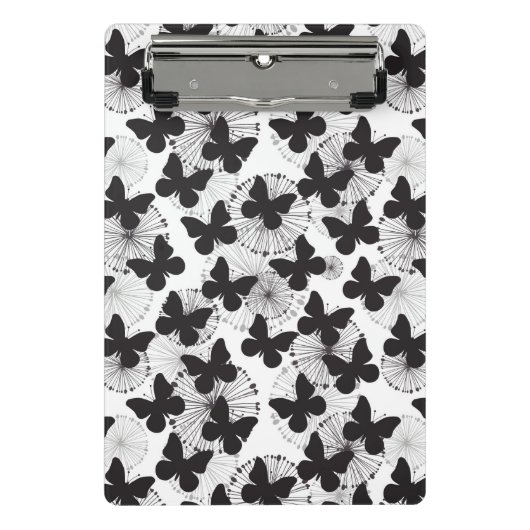 patroon van een vlinder mini klembord (Voorkant)