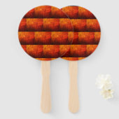 patroon van geperst kopercircuit handwaaier (Voorkant en achterkant)