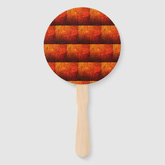 patroon van geperst kopercircuit handwaaier