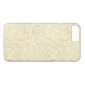 patroon van goudflorale bladeren Case-Mate iPhone case (Achterkant (Horizontaal))