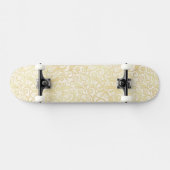 patroon van goudflorale bladeren skateboard (Horizontaal)
