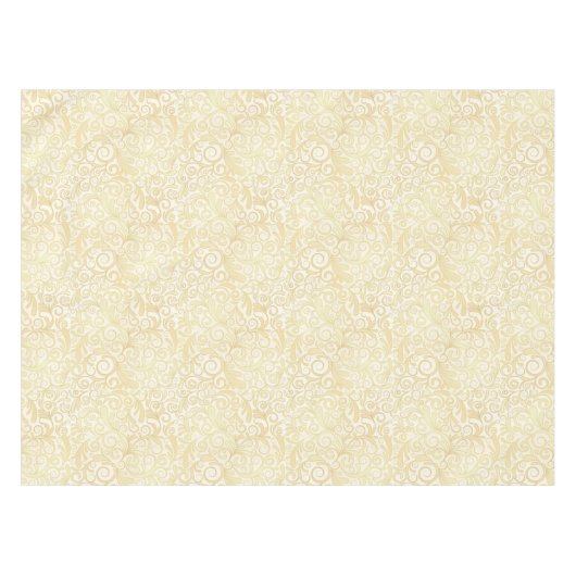 patroon van goudflorale bladeren tafelkleed (Voorkant (Horizontaal))