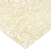 patroon van goudflorale bladeren tafelkleed (Gekanteld)