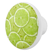 patroon van groene Limoen Keramische Knop (Rechts)
