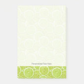 patroon van groene Limoen Post-it® Notes (Voorkant)