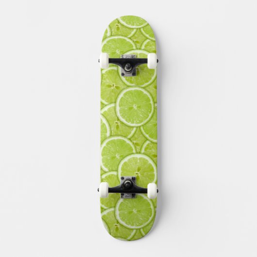 patroon van groene Limoen Skateboard (Voorkant)