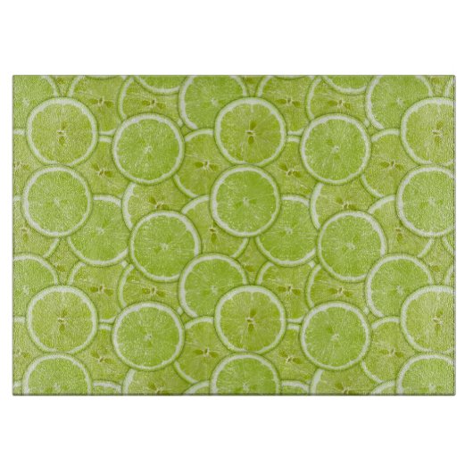 patroon van groene Limoen Snijplank (Voorkant)