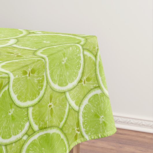 patroon van groene Limoen Tafelkleed (Voorbeeld)