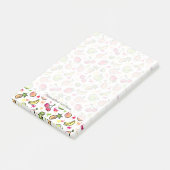 patroon van handgemaakte vruchten post-it® notes (Schuin)