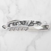 Patroon van het Kant van Mandala van de Krabbel Kurkentrekker (Achterkant)