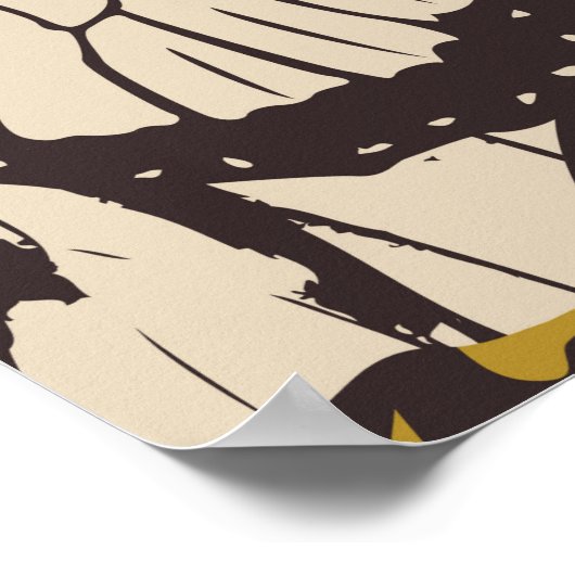  patroon van het oppervlak van vlinders. kleurrijk poster (Hoek)