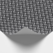 patroon van het vorkspleetmes cadeaupapier (Hoek)