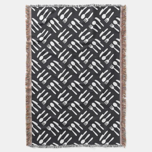 patroon van het vorkspleetmes deken (Voorkant Verticaal)