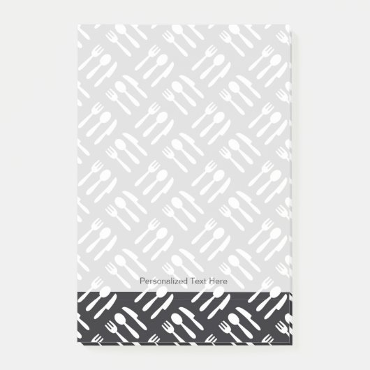 patroon van het vorkspleetmes post-it® notes (Voorkant)