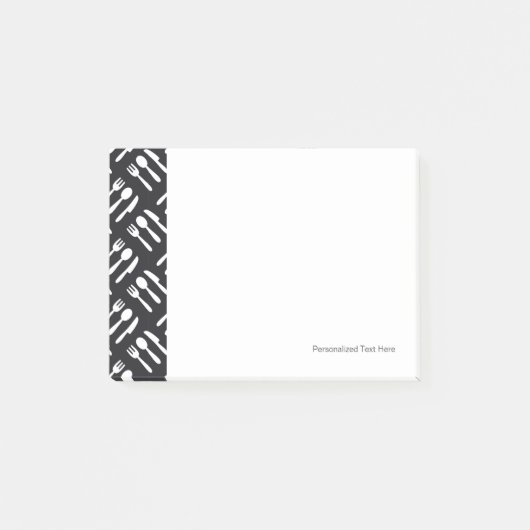 patroon van het vorkspleetmes post-it® notes (Voorkant)