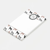 Patroon van Horse Lover Post-it® Notes (Schuin)
