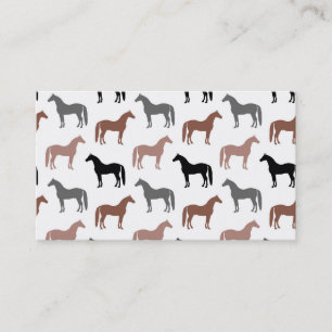 Patroon van Horse Lover Visitekaartje