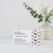 Patroon van Horse Lover Visitekaartje (Staand voorkant)