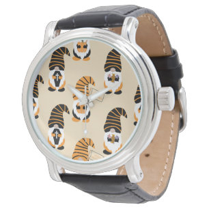 Patroon van kabouters, Halloween kabouters snoep o Horloge