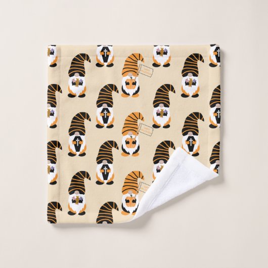 Patroon van kabouters, Halloween kabouters Trick o Bad Handdoek (Wasdoekje)