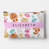 Patroon van katten, schattige katten, Kat, poten,  Etui (Achterkant)