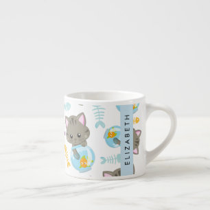 Patroon van katten, schattige katten, kittens, Jou Espresso Kop