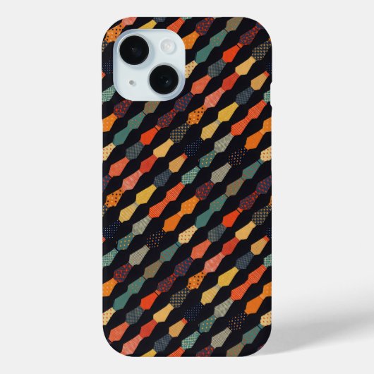 Patroon van kleine Stropdassen Case-Mate iPhone Case (Achterkant)