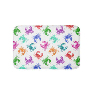 patroon van krabben badmat