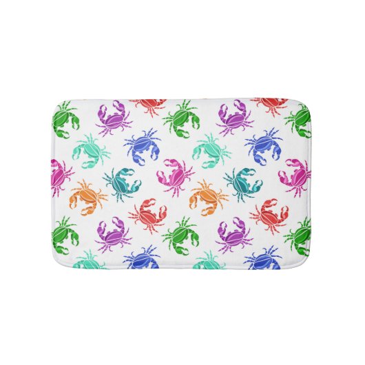 patroon van krabben badmat (Voorkant)